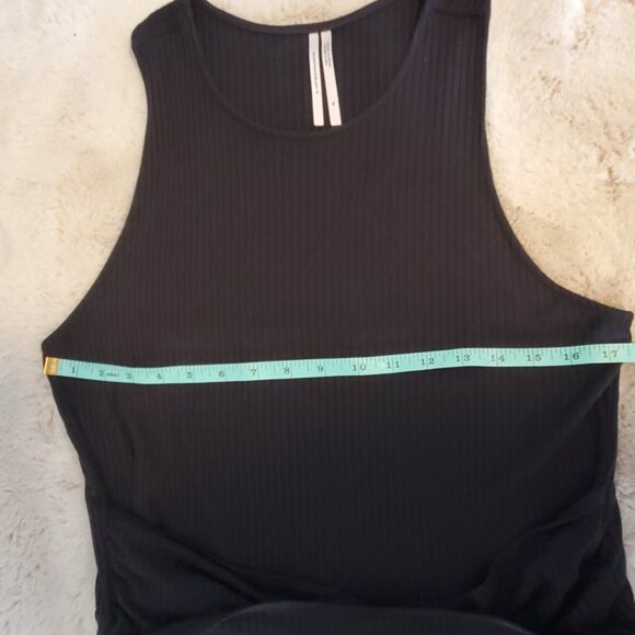 Anthropologie Tank Drop Waist Black Boho Dress XL - Picture 9 of 15